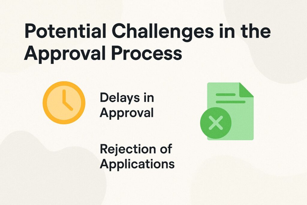 Potential Challenges in the Approval Process Potential Challenges in the Approval Process